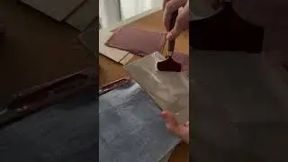 Slow working✨Sharing my new favorite tool🤍#handmade #stationery #handmadebook #bookbinding #process