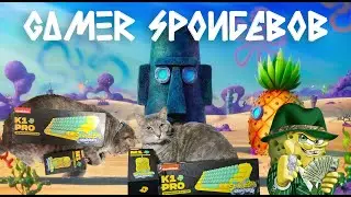 MLG Spongebob Ghost gaming gear unboxing gone wrong #GHOSTKEYBOARDS  #spongebob  #gaming #unboxing