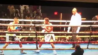 WBA champion Reymart Gaballo sends Stephon Young to the canvas