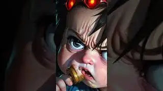 ai generated video baby rockstar