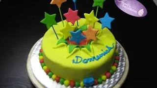 Explosionstorte - Fondanttorte/Geburtstagstorte - Kindergeburtstagstorte - Tortendekoration