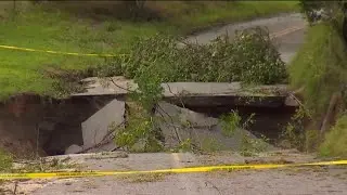 Delay in repairing Britt Road, which collapsed during Hurricane Milton