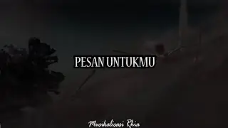 Musikalisasi Rhia : Pesan Untukmu (Patahan Ranting)