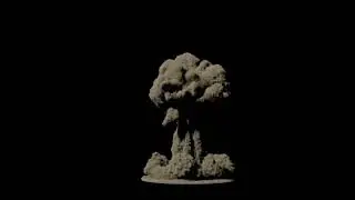 3D Nuclear Explosion TurbulenceFD Nuke Test
