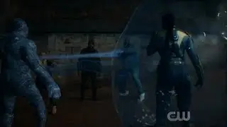 Black lightning and Thunder vs. Tobais meta humans/ season 2 finale