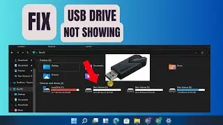 How to FIX USB DRIVE not showing up Windows 11/10/ 8 /7 (Easy Way) - Full Guide