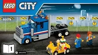 LEGO 60079 Training Jet Transporter Instructions LEGO CITY 2015 SPACEPORT