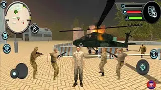 Military Army Car Driver Simulator Stealing Helicopter #1 - Android Gameplay