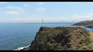 Vue aérienne du Sud-Ouest de la Crète