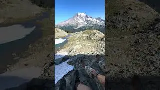 Living in Minecraft Hardcore mode #minecraft #hike #snow #washington