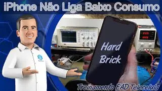 Solução iPhone não Liga com Baixo Consumo - Treinamento Ead Osciloscópio