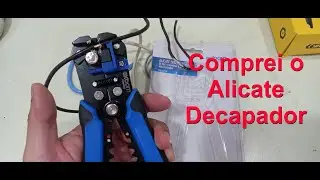 Finalmente comprei o Alicate Decapador de fios para eletricistas