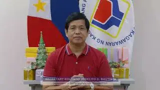 Christmas Greetings of Secretary Rolly to DSWD