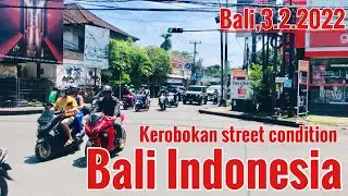 Bali update || Kerobokan St condition,Really Hot 🥵 #bali #inthetown #walkingtour