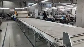 Richpeace Automatic Spreading Machine for Bag Production Running in Customer's Factory