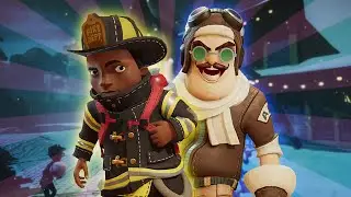 FIREMAN Bagger Outfit! | Secret Neighbor Map 4 Gameplay (No Commentary)