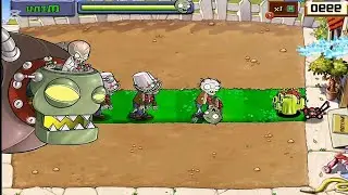 Cactus x Peashooter Vs DrZomboss - Who Will Win? PVZ1 Fullgameplay
