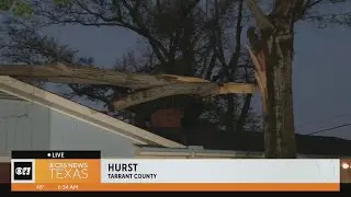 Hurst area sees extensive storm damage