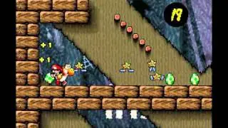 Yoshi's Island SNES Walkthrough Level: 2-4:
