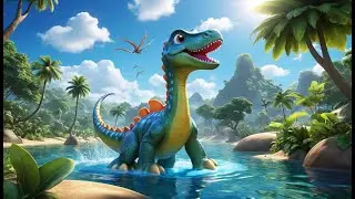 Row Row Your Dinosaur | Fun Dinosaur Song for Kids | Sing Along Adventure
