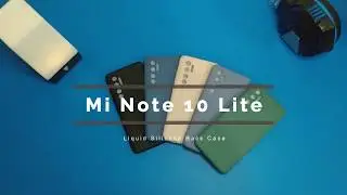 Mi Note 10 Lite Liquid Silicone Back Case (Mi Accessories)