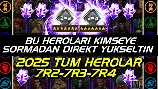 BUNLARI DİREKT YÜKSELTİN - TÜM HEROLAR 2025 7 YILDIZ - MAGİ TV MCOC - MARVEL ŞAMPİYONLAR TURNUVASI