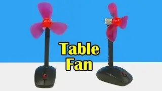 How to Make Table Fan at Home - Easy life hacks