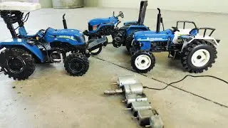 RC New Holland tractor motor upgrade full video #new #remote #toys 