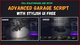 Бесплатный скрипт | QBcore | ESX | Расширенный скрипт Garage | Со стильным пользовательским интерфейсом | Видео по установке