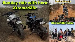 Sunday ride | hero xtreme125r jungle safari | exploring secret lakes | xtreme125r riders group 