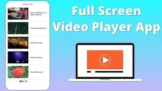 Dynamic Video Player App - Full Screen Video Player App - AIA File