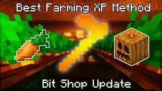 Hypixel Skyblock - The Best Farming XP Method! (Bit Shop Update)