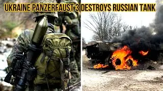Ukrainian Panzerfaust 3 destroys Russian Tank | panzerf&auml;ust 3  vs russian tanks