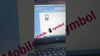 How to make mobile 📲 symbol in ms word#shorts#short#viral#ytshorts#computer#trending