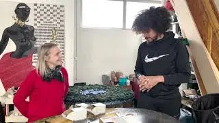 Dans l'atelier d'Alexis Peskine, artiste plasticien.