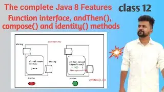 Java 8 features- class 12 - Function interface - andThen, compose ,identity methods
