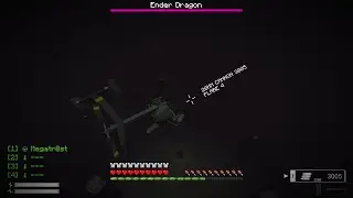 Eliminating the Ender Dragon with an attack helicopter