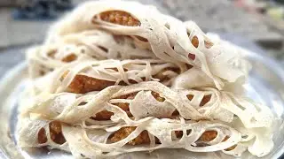 নারকেলের পুর ভরা জলি পাটিসাপটা পিঠা | Jali Patishapta Pitha Recipe | Bengali Winter Pitha
