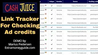 Link Tracker tool for checking your ad credits spent correctly
