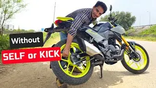 Honda CB 125 Hornet - How to Start without Self Start & Kick & Battery 