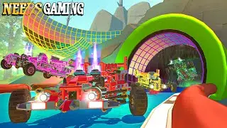 We Made A Mario Kart Track In Scrap Mechanic!