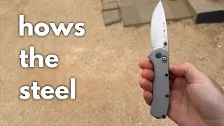 NEW Buck 791 Bos Magnacut Edge Retention Test