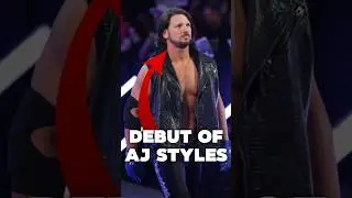 AJ Styles' WWE DEBUT #wwe #wrestling #shorts