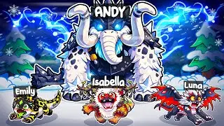 I Streamsniped As PACEDEGON MYTHICAL MAMMOTH In Creatures Of Sonaria! (Roblox)