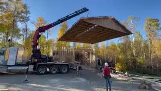 How to crane a whole roof at once!!!