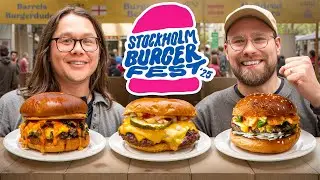 V&auml;rldens b&auml;sta burgare p&aring; Stockholm Burger Fest 2025
