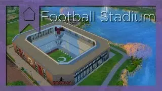 FOOTBALL STADIUM | Sims 4 Speed Build