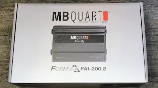 MB Quart Formula FA1-200.2 (2-Channel) Car Audio Amplifier &mdash; Unboxing &mdash; Joshua&rsquo;s Picks (Review)