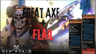 Great Axe + Flail New World Berserker
