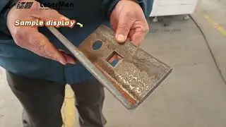 [LaserMen]3KW Metal Pipe Fiber Laser Cutting Machine Cutting Angle steel and Channel steel